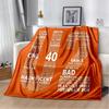 U2 Rock Bang Bono 3D-Druckdecke, Weiche Überwurfdecke für Zuhause Schlafzimmer Bett Sofa Picknick Reisen Büro Ruhe Decke Kinder