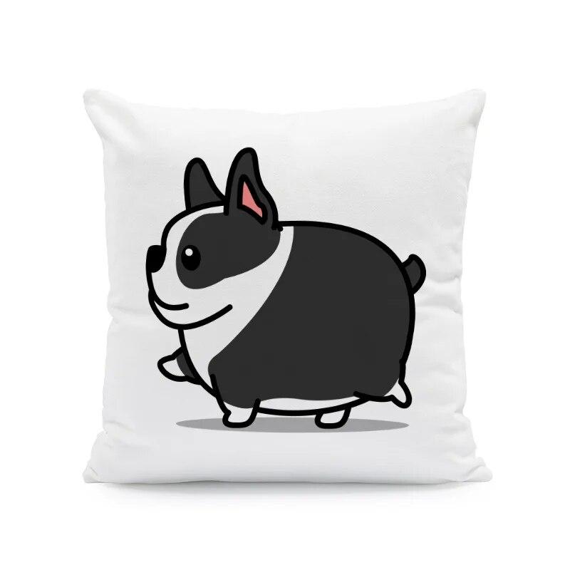 45X45CM Cartoon Cute Puppy Series Pillowcase Birthday Gift Holiday  Living Room Sofa Cushion Cover Home Decoration