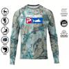 Mens Quick-Dry UV Protection Fishing Shirt Long Sleeve Outdoor Performance Top Summer Sports