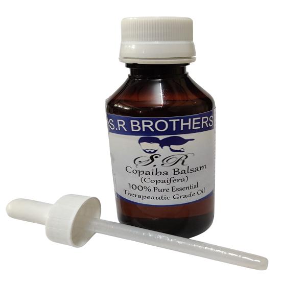 

Бальзам Копайба S.R. Brothers (Копаїфера лікарська) Чиста та натуральна ефірна олія терапевтичного класу з піпеткою 100ml