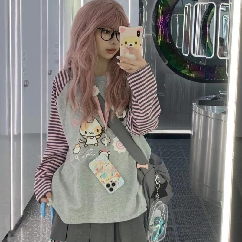 Women's Short-sleeved Cotton And Linen Round Neck Loose Large Size Top