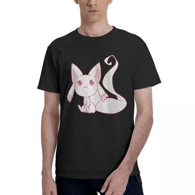 Magia Record Japanese Anime Lil Kyubey 100 Cotton Casual Breathable Confortable Top Football Shirts 2025 Funny Gifts