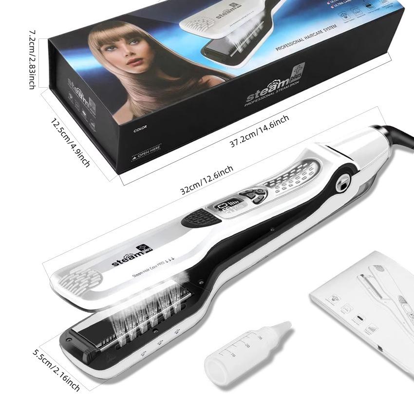 European Standard Dual-Use Hair Iron: Straightening, Curling, and Spray Functions