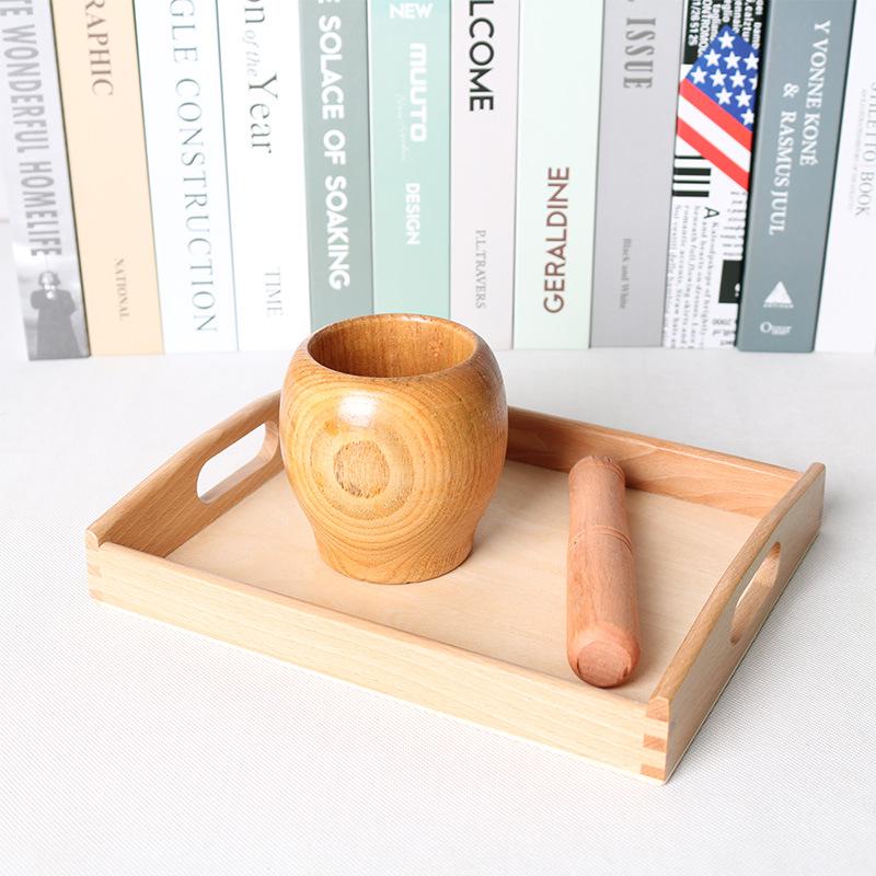 Montessori Daily Life Series: Complete Set of Wooden Toddler Grasping Toys