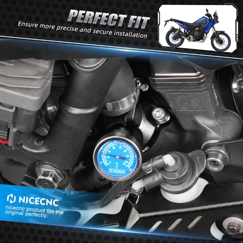 For Yamaha Tenere700 T700 XTZ 700 2019-2024 Thermostat Cover Water Temperature Gauge TENERE700 T7 Rally Edition 2020-2024