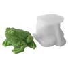 Candle Base Gypsum Mould Toad Shaped Candle Holder Mold Decorative Silicone Ornament Mould Practical Jewelry Tool