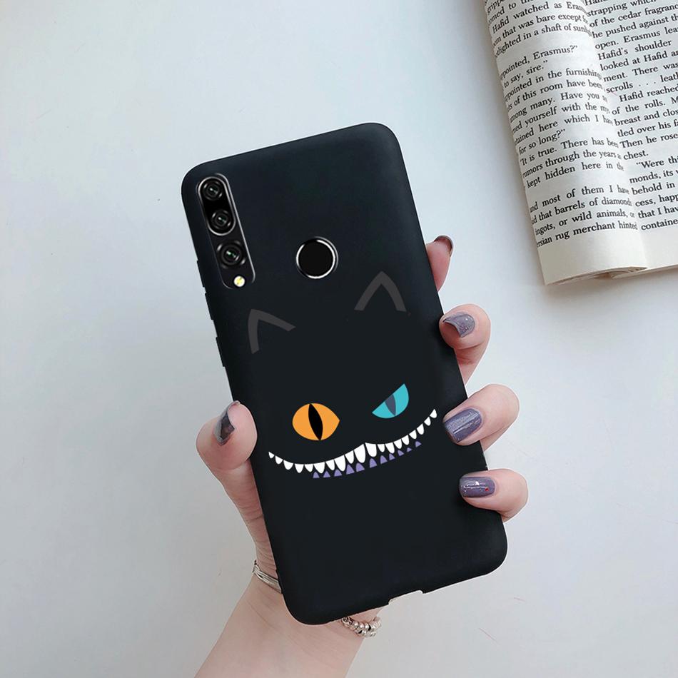 For Huawei Honor 9X STK-LX1 Case Soft Matte Silicon Cute Cat Cactus Cover For Honor 9X Honor9X 9 X Premium Pro Phone Case Bumper