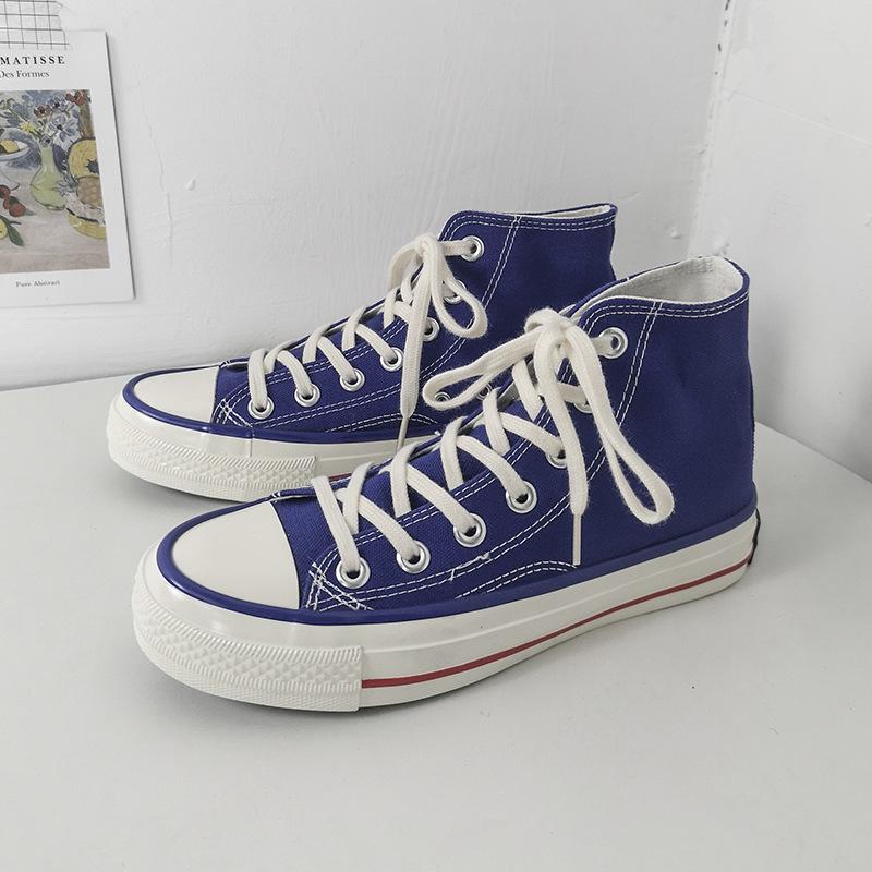Canvas Shoes Female High-top Student Shoes Board Shoes 19