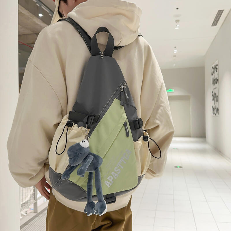 Men's Multi-use Crossbody Bag Lightweight Chest Bag Commuter Backpack Women's Outdoor Sports Backpack