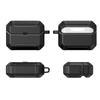 For AirPods Pro 3 Case Foldable Stand TPU PC Earbuds Cover with Carabiner