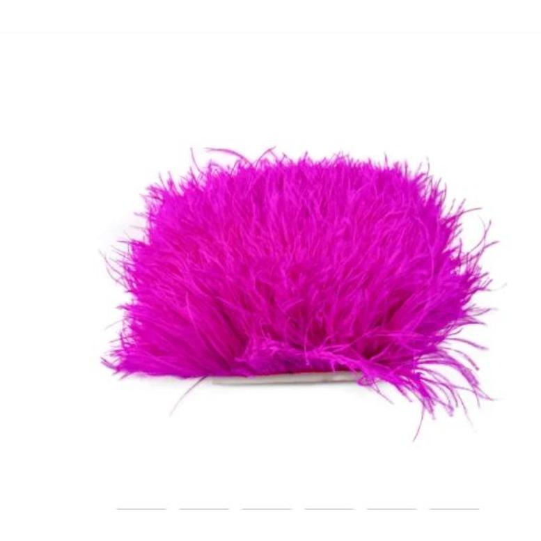 Feather White Ostrich Feather Trim for Wedding Party Dress Decorative Clothing Sewing Accessories 10-22cm Long Plume Fringe