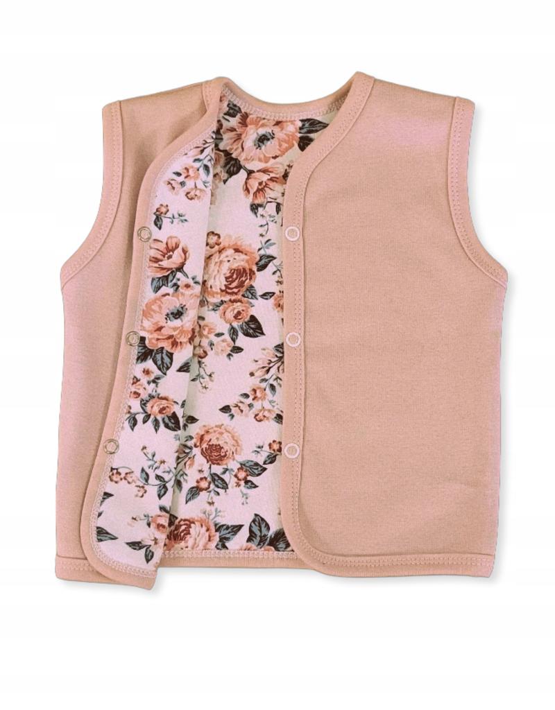 Cotton Vest 86 Sleeveless Jacket For Girls Powder Pink