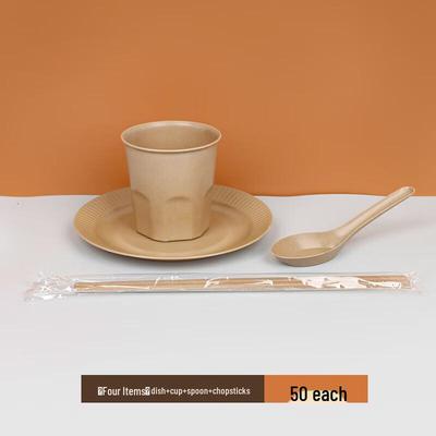 Disposable Ceramic Tableware Set