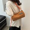 Cotton Pillow Crossbody Bag for Women Solid Color Shoulder Handbag