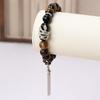 New Chinese autumn and winter tiger's eye stone hair crystal beaded tassel bracelet, bracelet temperament versatile light luxury high-end snake jewelr
