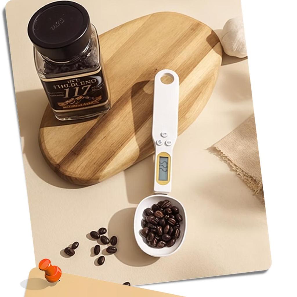 CLITON Electronic Measuring Spoon, Baking Scale, Measuring Spoons for Home Use, Gram Spoons, Milk Powder And Baked Goods Weighing Scale, Coffee Scale