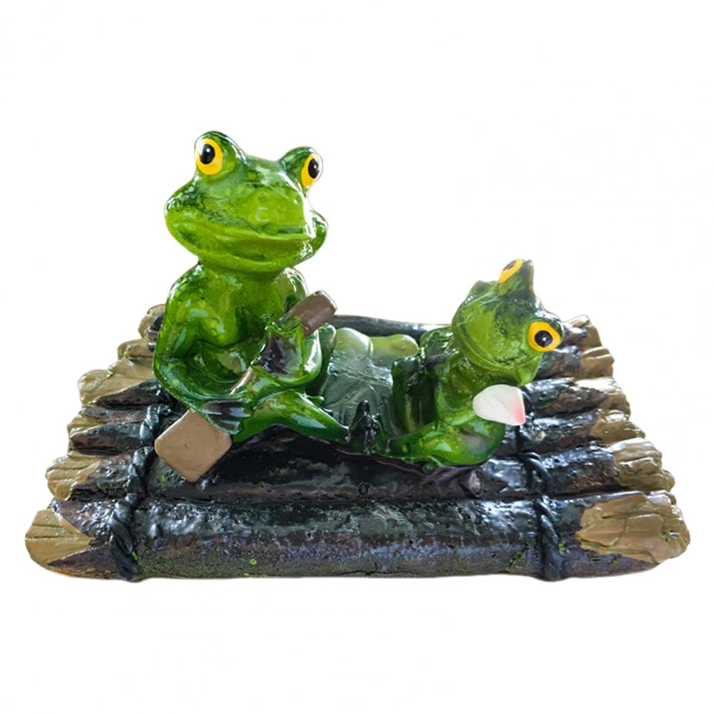 Resin Frog Garden Decoration Exquisite Frog Gift Resin Floating Frog Decoration for Outdoor Garden Pond Swimming for Balcony