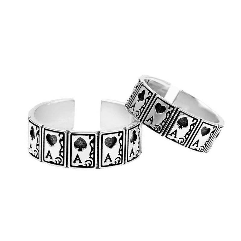 Poker Ring - Men's Trendy Open Finger Ring