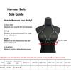 Damen Plus Size Gürtel, Punk Brustgeschirr für Damen, Modisches PU-Leder Käfig BH Geschirr, Rave Outfit Geschirr Gürtel.