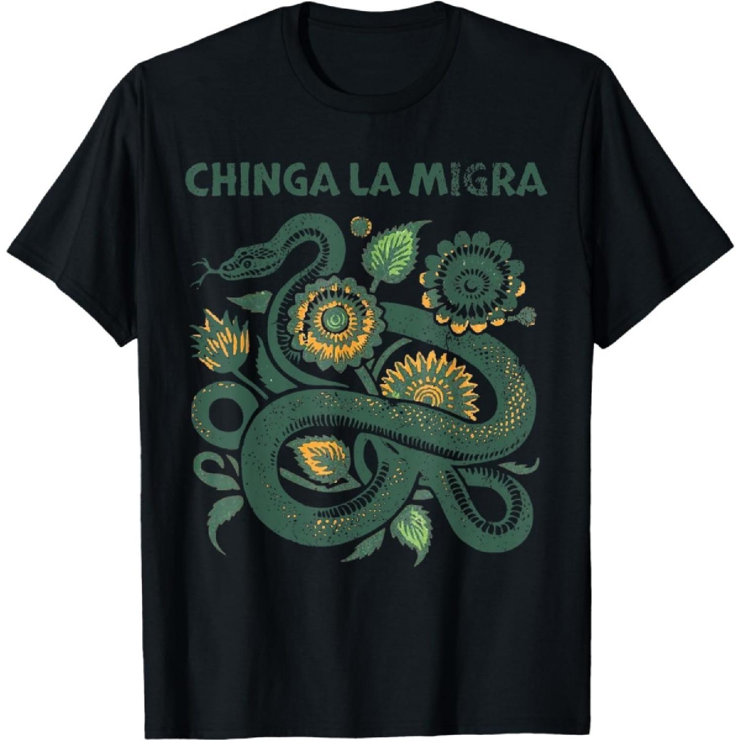 Chinga La Migra Pro Immigration Fascism Human Rights T-Shirt(4) S
