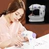 New Multifunction Electric Mini Sewing Machine Send Power Household Desktop With Led
