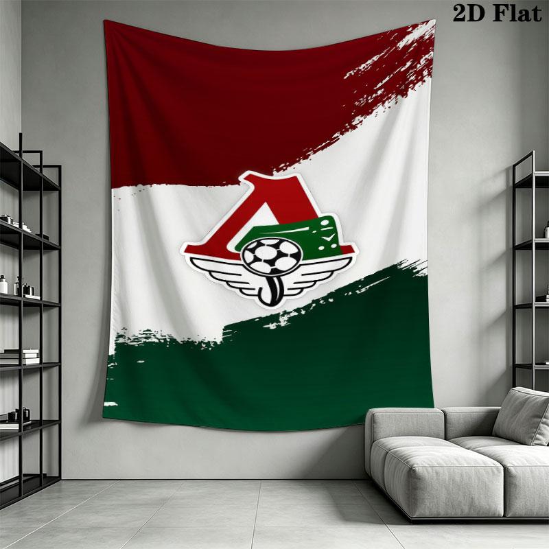 Lokomotiv Moscow Pride Wall Hanging Printed Fabric Blanket Decorative Tapestries for Bedroom Living Room Home Decor