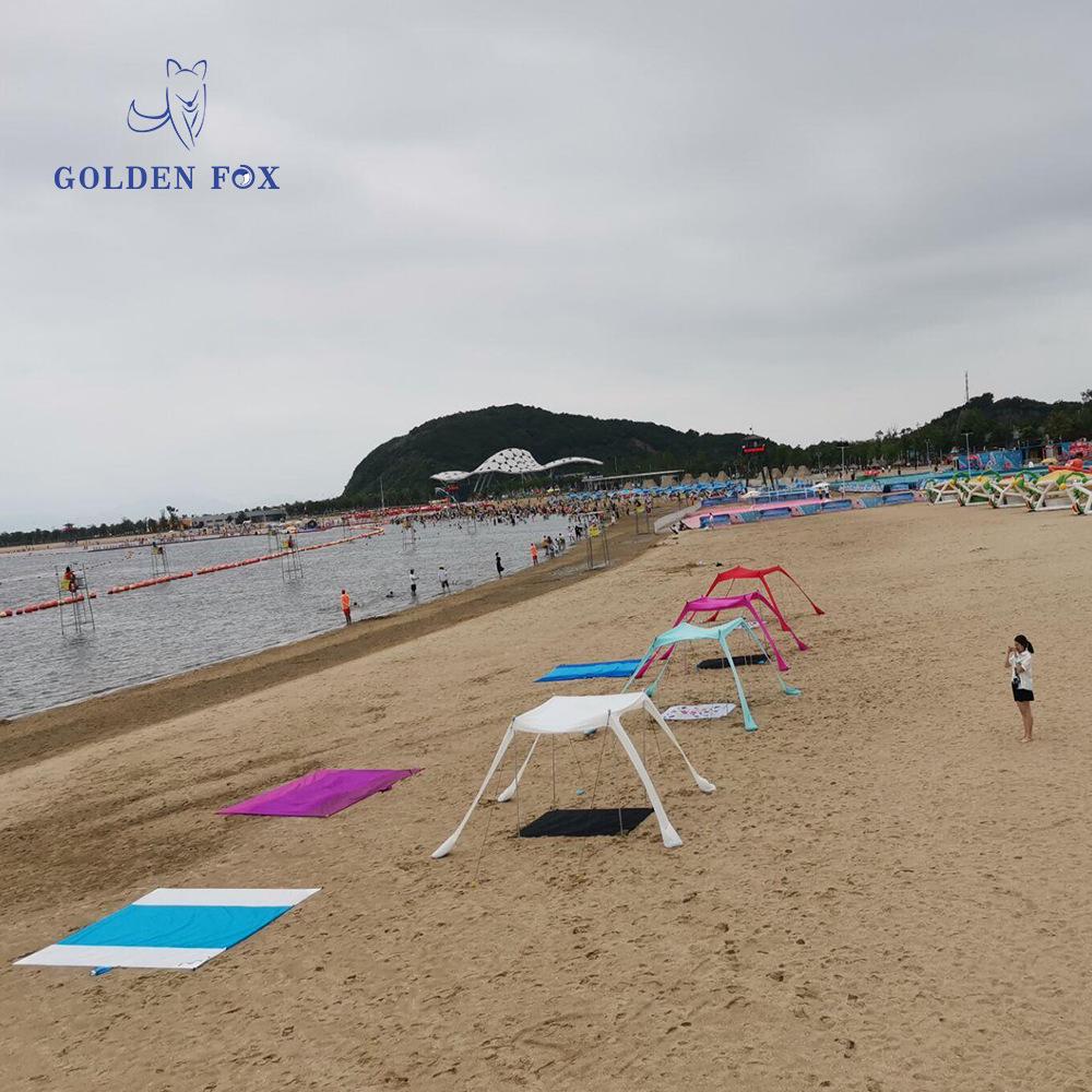 Golden Fox Outdoor Beach Canopy: Lycra Fabric UV50 Sun Protection Tent