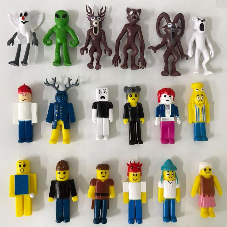 New 99 Nights in The Forest Deer Owl Goat Monster Figures Set Model Assembled Building Blocks Figurine Plastic Toy Gifts