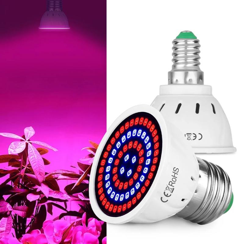 LED Plant Bulb E27 Full Spectrum Grow Light Indoor Flower Vegetable Cultivation Light for Greenhouse Garden Pot Plant Growing