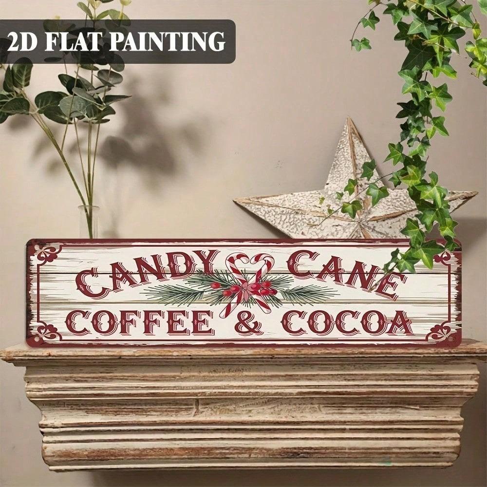 1pc Funny Metal Tin Sign Novelty Home Wall Decor Bar Cafe Garage Farmhouse Christmas Bathroom Bedroom Kitchen Living Room