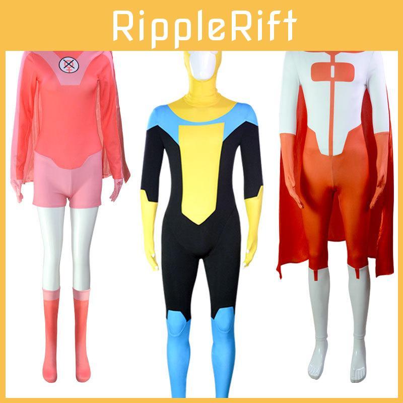 Invincible Cosplay Costume Jumpsuit Space Cotton Polyester Polypropylene