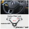 For Volkswagen Arteon 2018   Carbon Fiber Look / Matte Auto Steering Wheel Decor Frame Cover Trim Interior Accessories