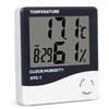 Portable Mini Indoor LCD Digital Thermometer Hygrometer Alarm Clock Home Instruments