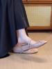 Nei Zeng~ Bow one and a half slippers women's ballet shoes