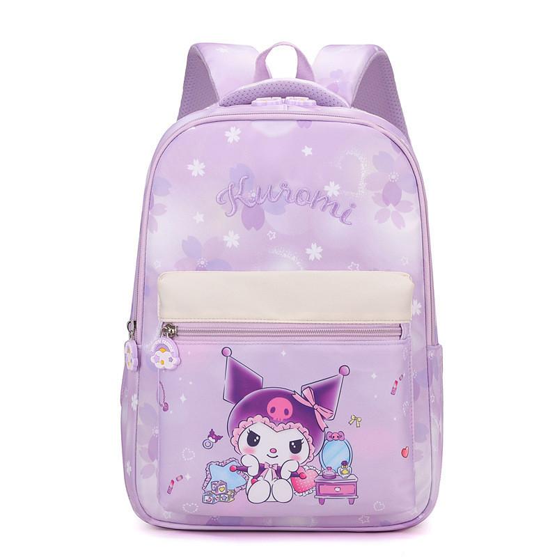 Adorable Cartoon Nylon Backpack For Kids Lightweight And Fashionable Design