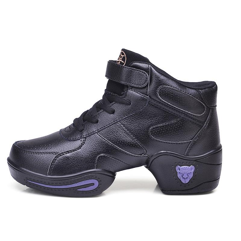 Neuer Stil Damen Tanzschuhe Damen Modern Weiche Sohle Jazz Sneakers Leder Atmungsaktiv Leicht Damen Tanzen Fitness Sport