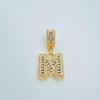 European Rock Candy Necklace: 26-Letter Pendant, Hip Hop Fashion Jewelry Accessories