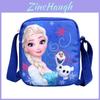 Disney Frozen Kids Girls Canvas Crossbody Bag With Cute Princess Design For Daily Use