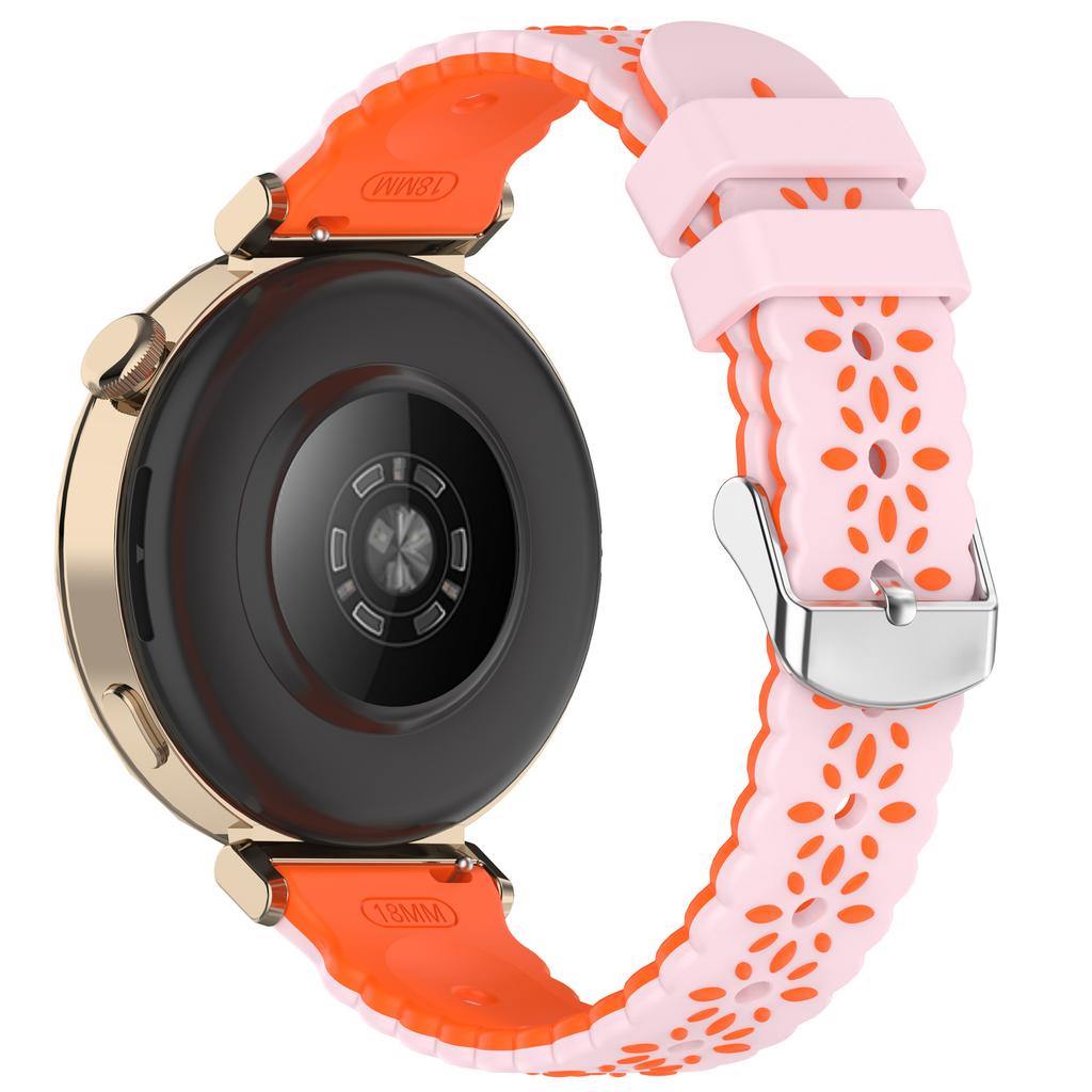 20mm silikonový řemínek pro Samsung Galaxy Watch7 44mm/6/5/4/4 Classic se vzorem slunečnice, dvoubarevný řemínek k hodinkám