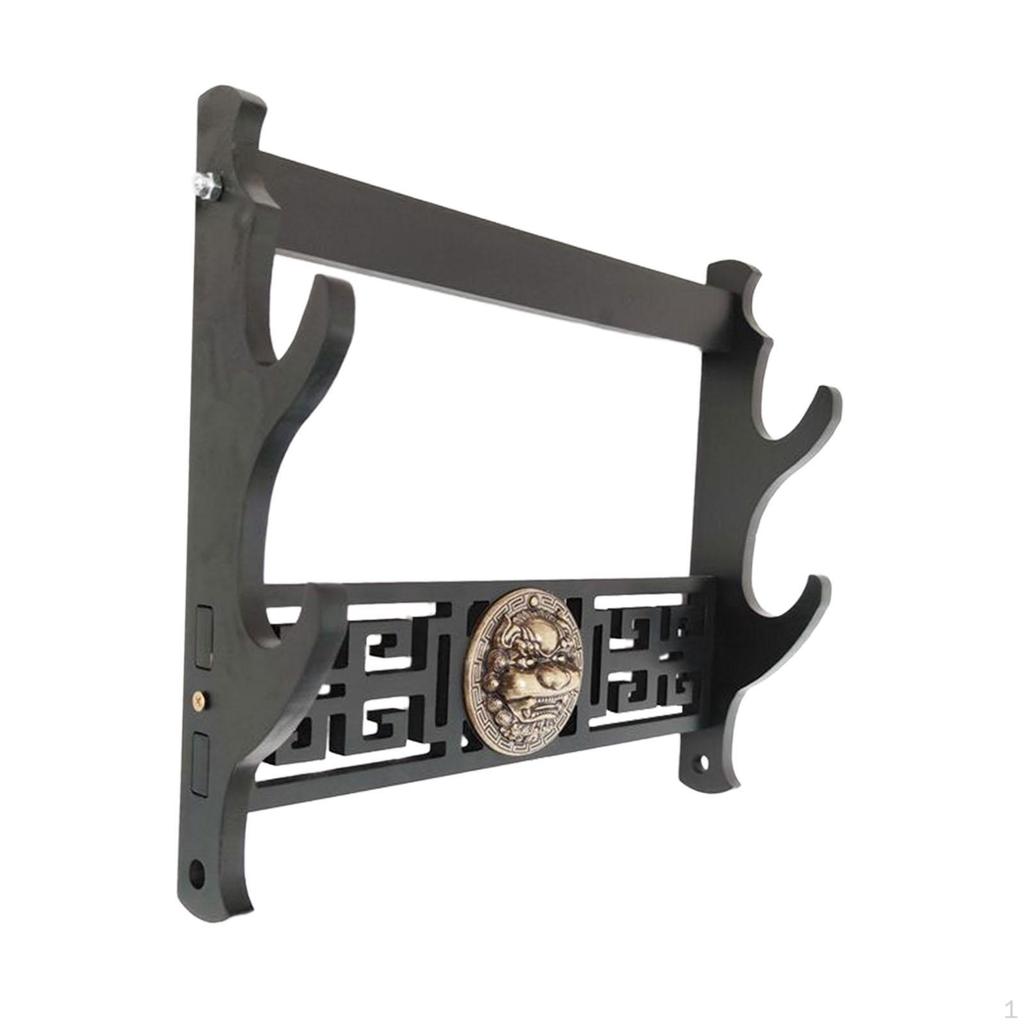 Chinese Flute Rack Tabletop Display Stand Lightweight Samurai Holder Support for