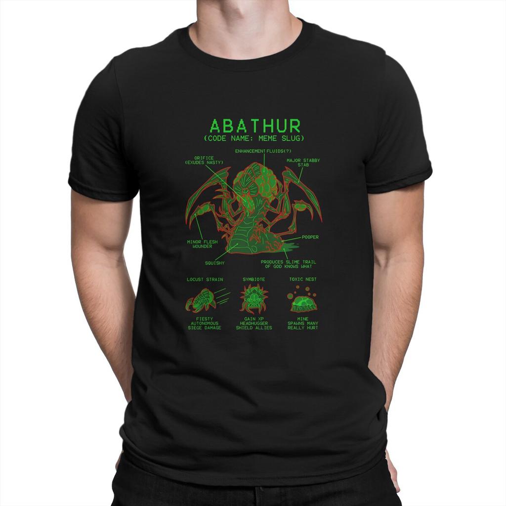 Starcraft Game Abathur Data Tshirt Graphic Unisex Tops Vintage Homme Summer Clothes Cotton Harajuku T Shirt