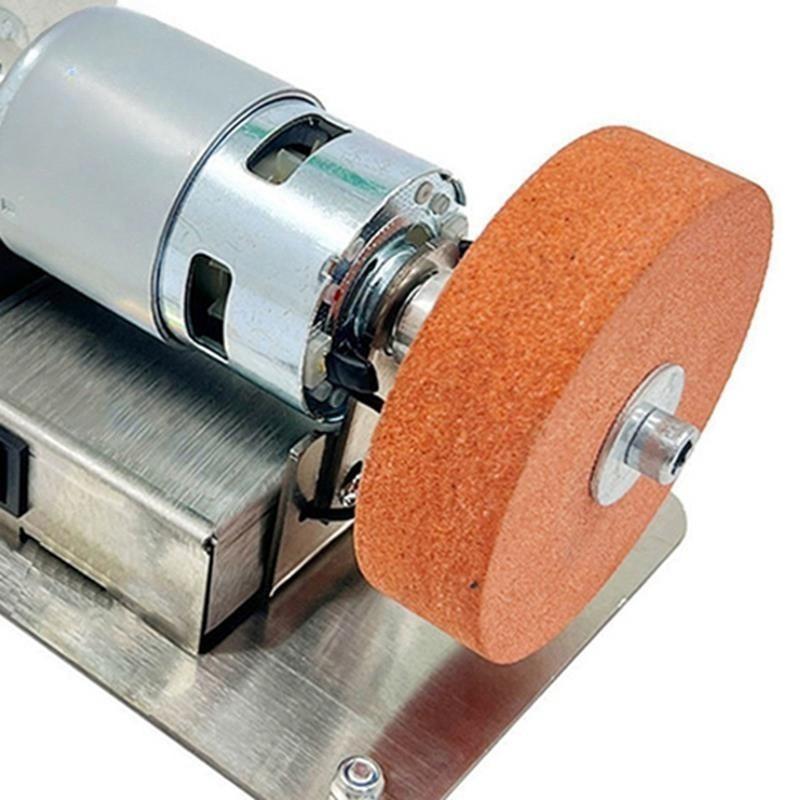 100W Mini Coarse and Fine Polishing Electric Grinding Wheel Set Multifunction Electric Grinder Machine Double Grinder Motor