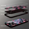 Pink Leopard Print Tempered Glass Phone Case For iPhone 16 15 14 13 12 11 17 Pro Max 17 Air 16E 7 Plus XR XS X Shockproof Cover