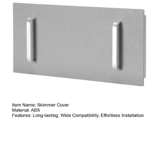 Mouth Skimmer Cover Above Ground Pool Skimmer Lid with Handle