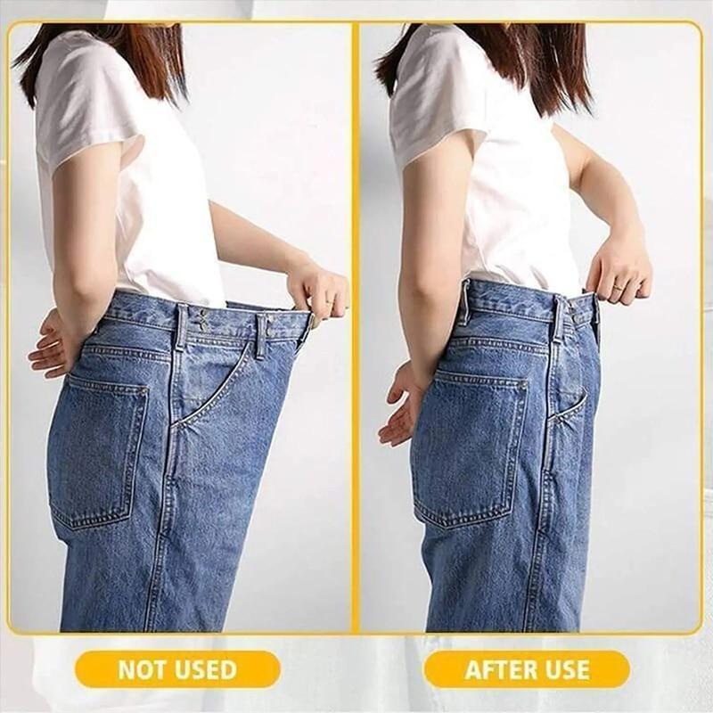 1 Set Nail-free Metal Jeans Button Snaps Detachable Pants Clips Buttons Pins DIY Waist Tightener Clothing Buckles Sewing Tools