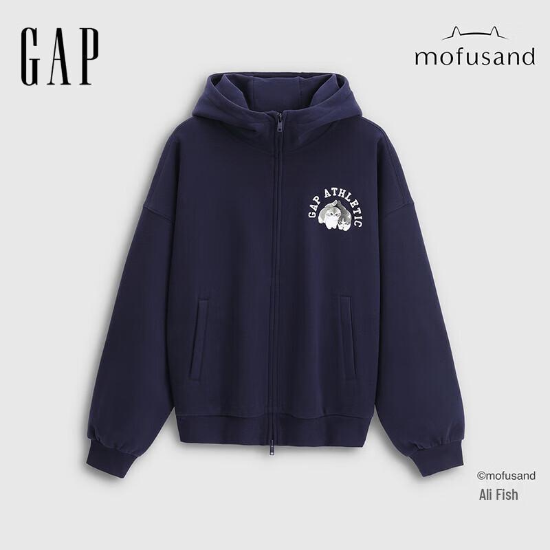 

GAP Women s mofusand Collaboration Fleece Hoodie S