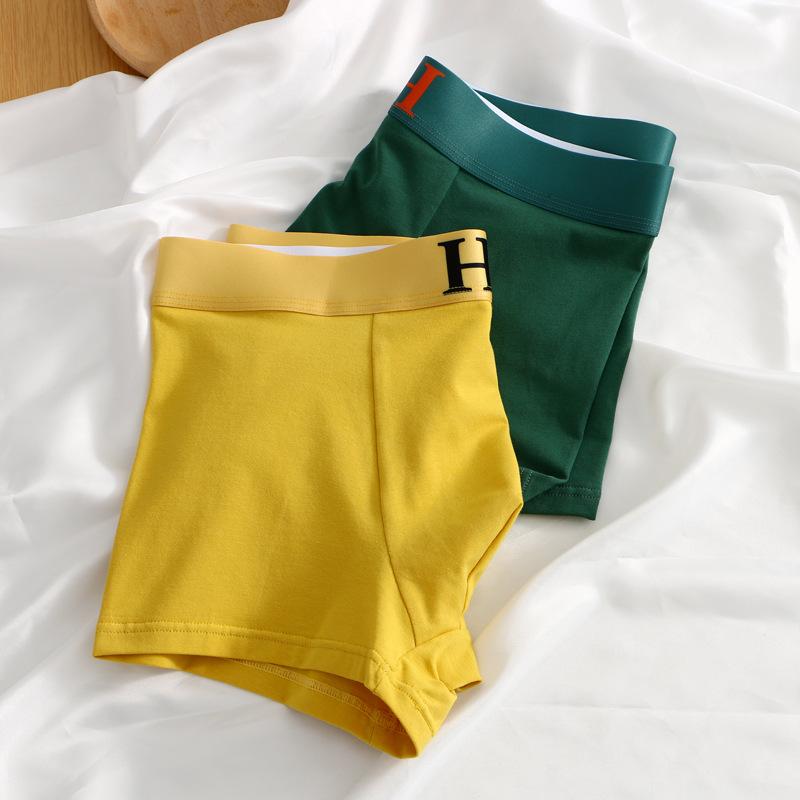 Men's Underwear with Four Corners for Autumn and Winter Comfortable Plus Size Men's Flat Underwear