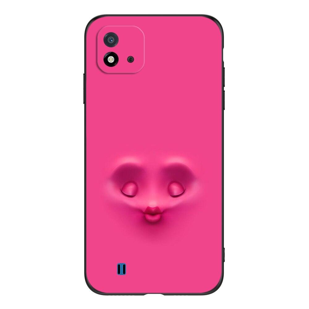 For Realme C11 2021 2020 Case Silicon Back Cover For OPPO RealmeC11 C 11 Case 6.5inch Black Tpu Case Cute Funy