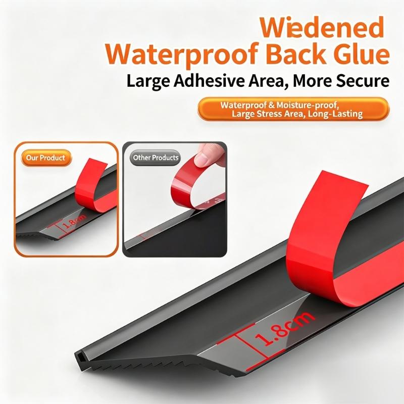 Rainproof Water Backflow Sealing Strips Baffle Replacement Sill Edges Water Guide Plate Home Window Water Blocking Strips