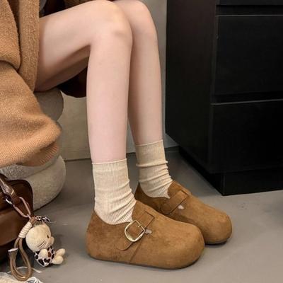 All-inclusive Thick-soled Women's Shoes, New Autumn and Winter Shoes, Fleece Cotton Shoes